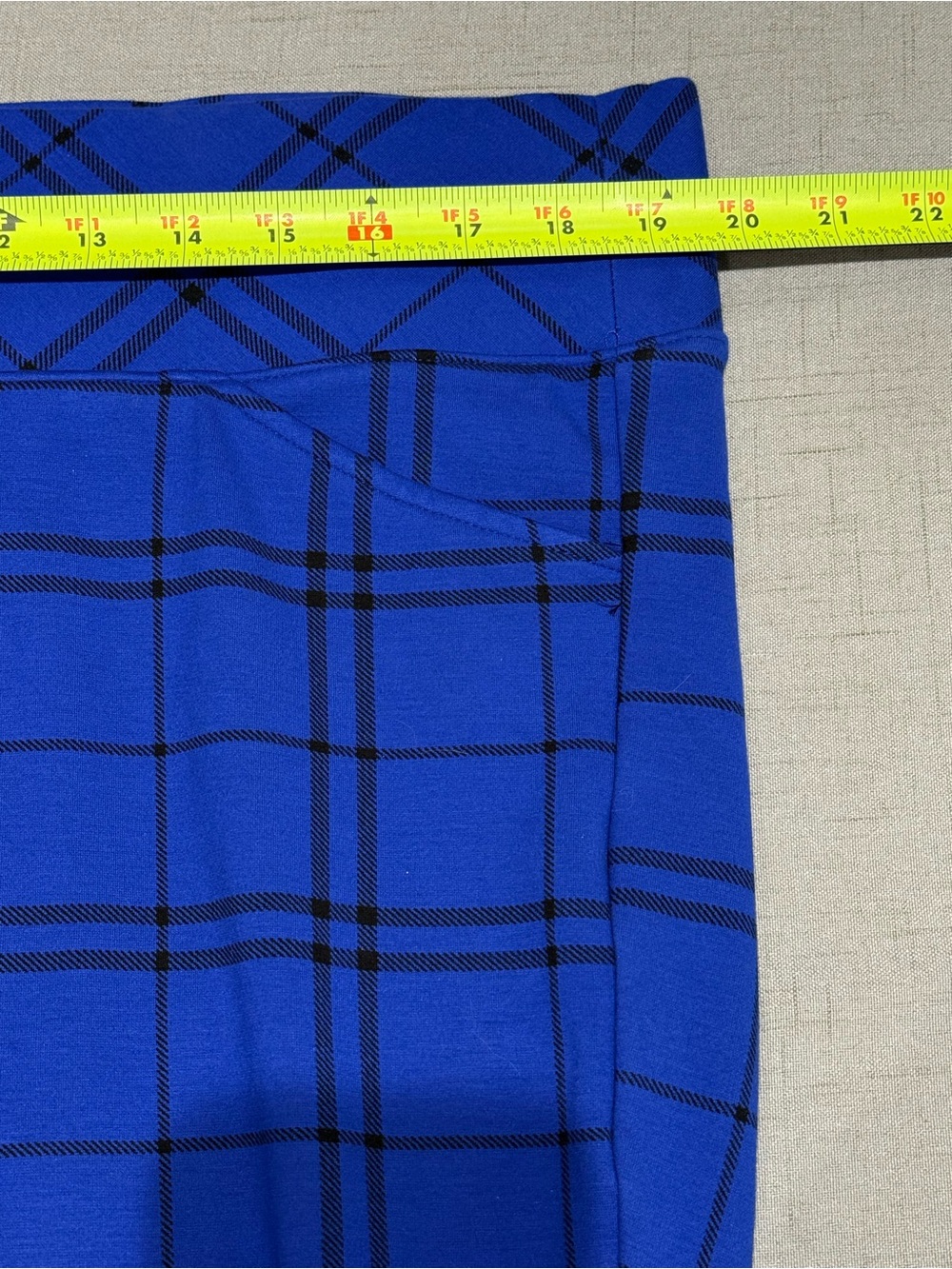 Torrid Studio Pull On Pocket Pixie Slim Fit High Rise Harriet Plaid Sz 2X (39-10 - Picture 10 of 11